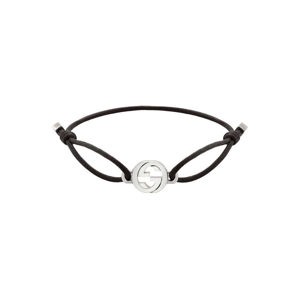 Gucci Interlocking Silver Charm Bracelet simple Pursuit