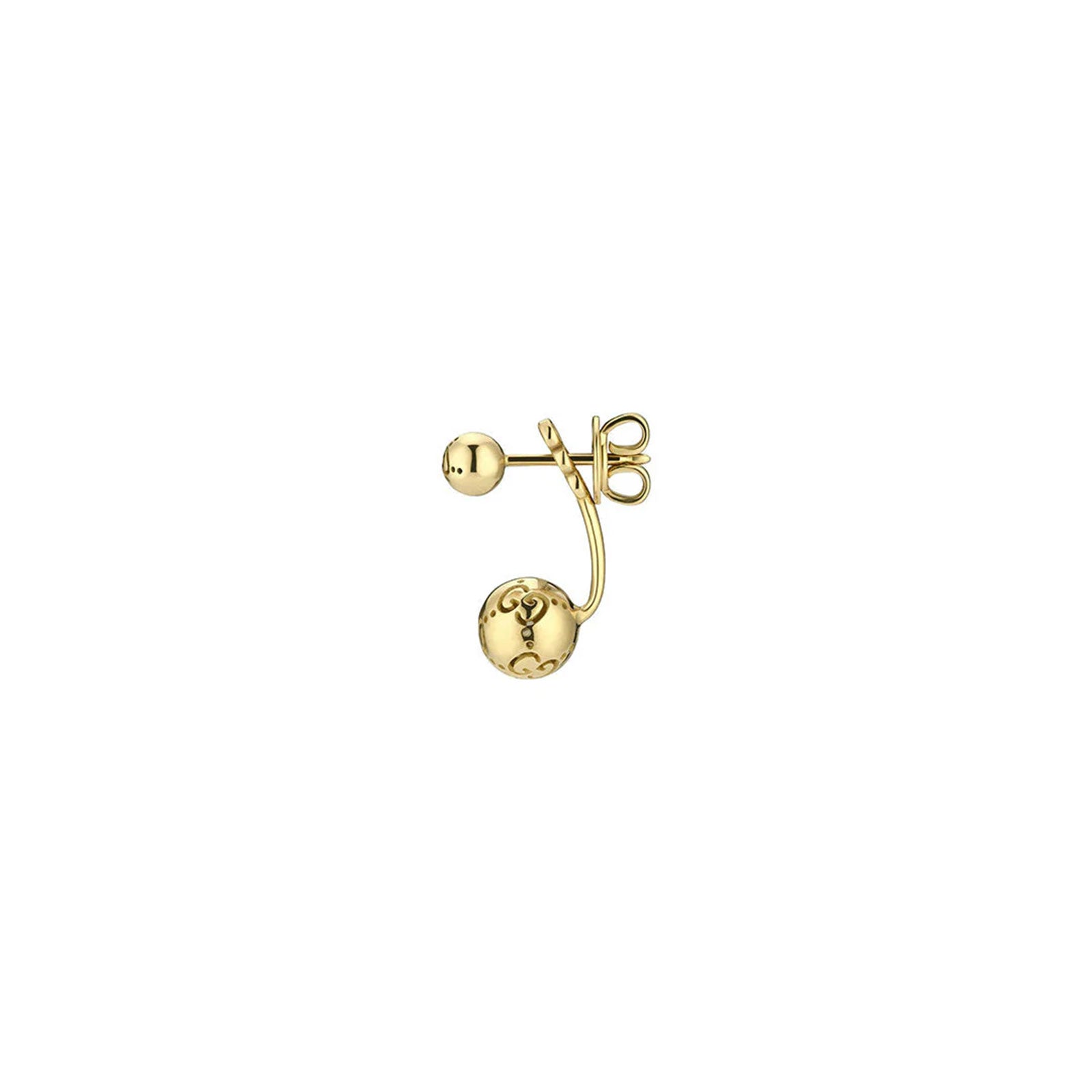 Gucci Icon 18ct Yellow Gold Ball Drop Earrings simple Pursuit