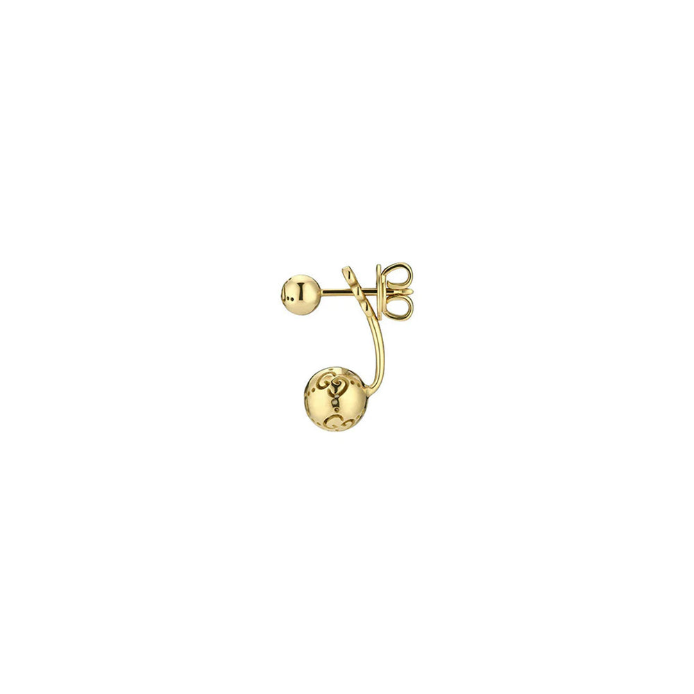 Gucci Icon 18ct Yellow Gold Ball Drop Earrings simple Pursuit