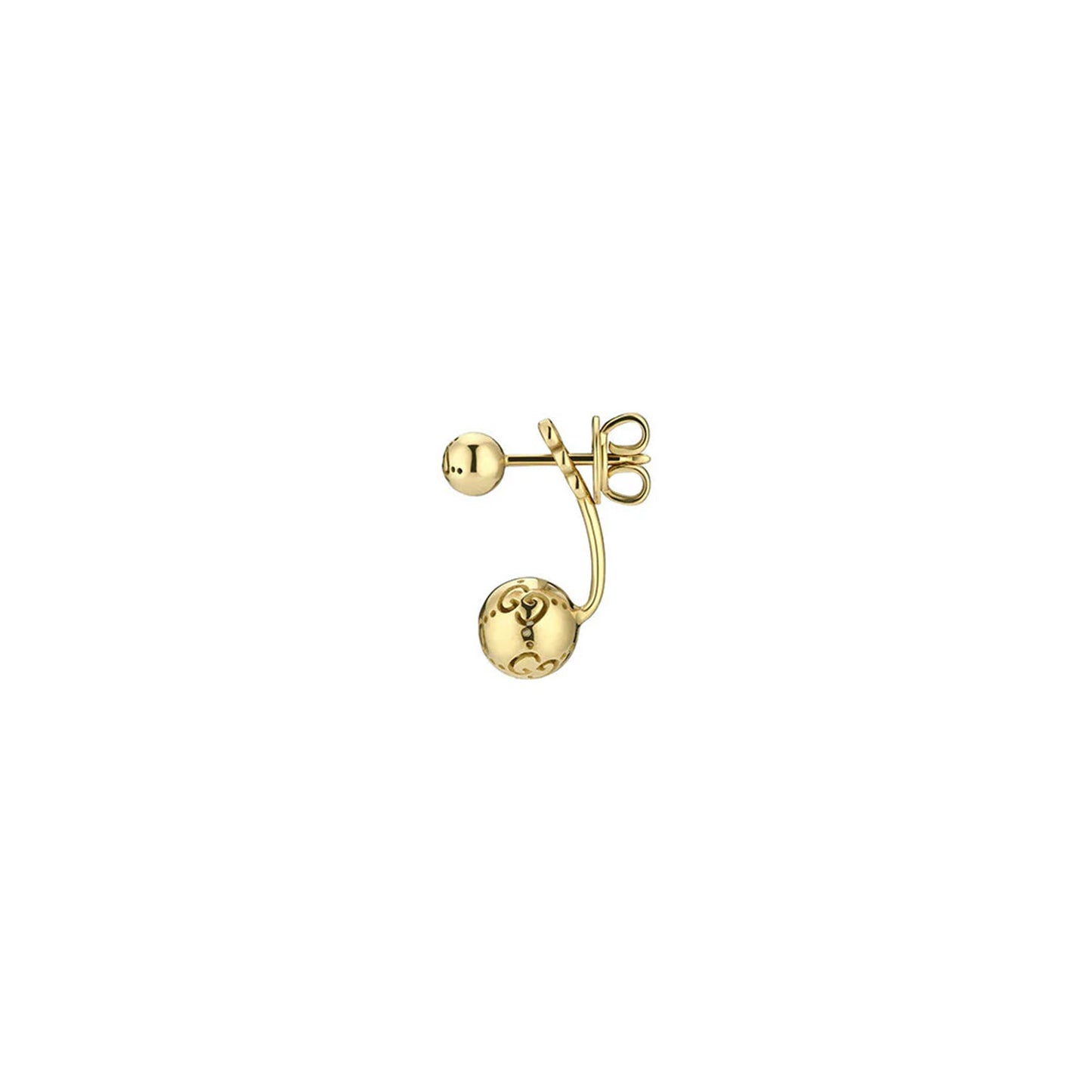 Gucci Icon 18ct Yellow Gold Ball Drop Earrings simple Pursuit