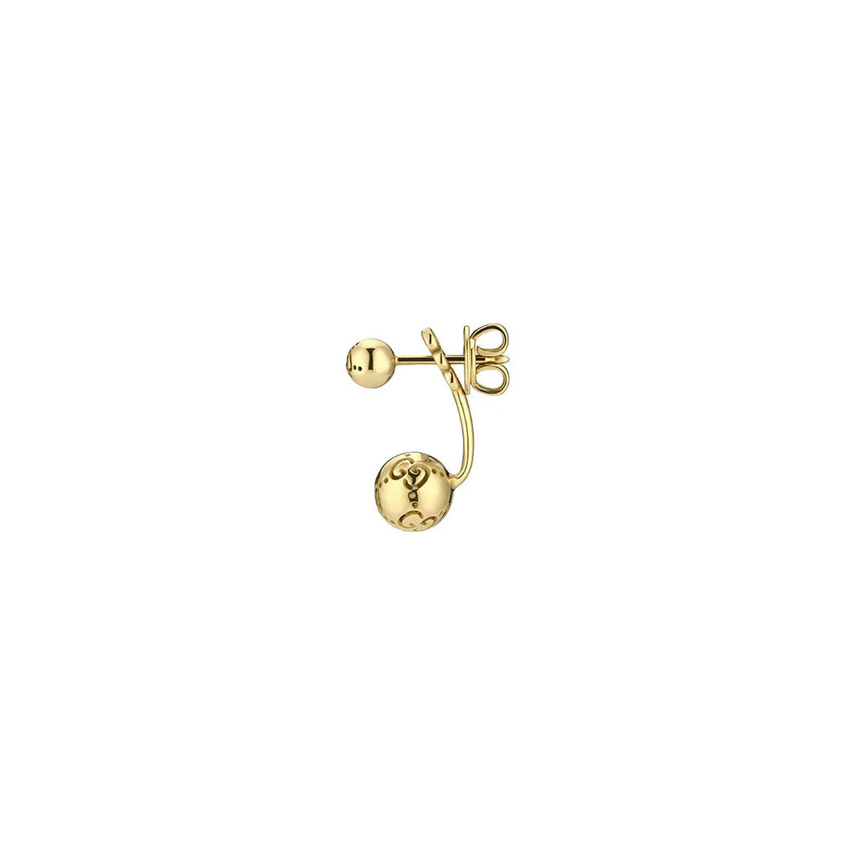 Gucci Icon 18ct Yellow Gold Ball Drop Earrings simple Pursuit
