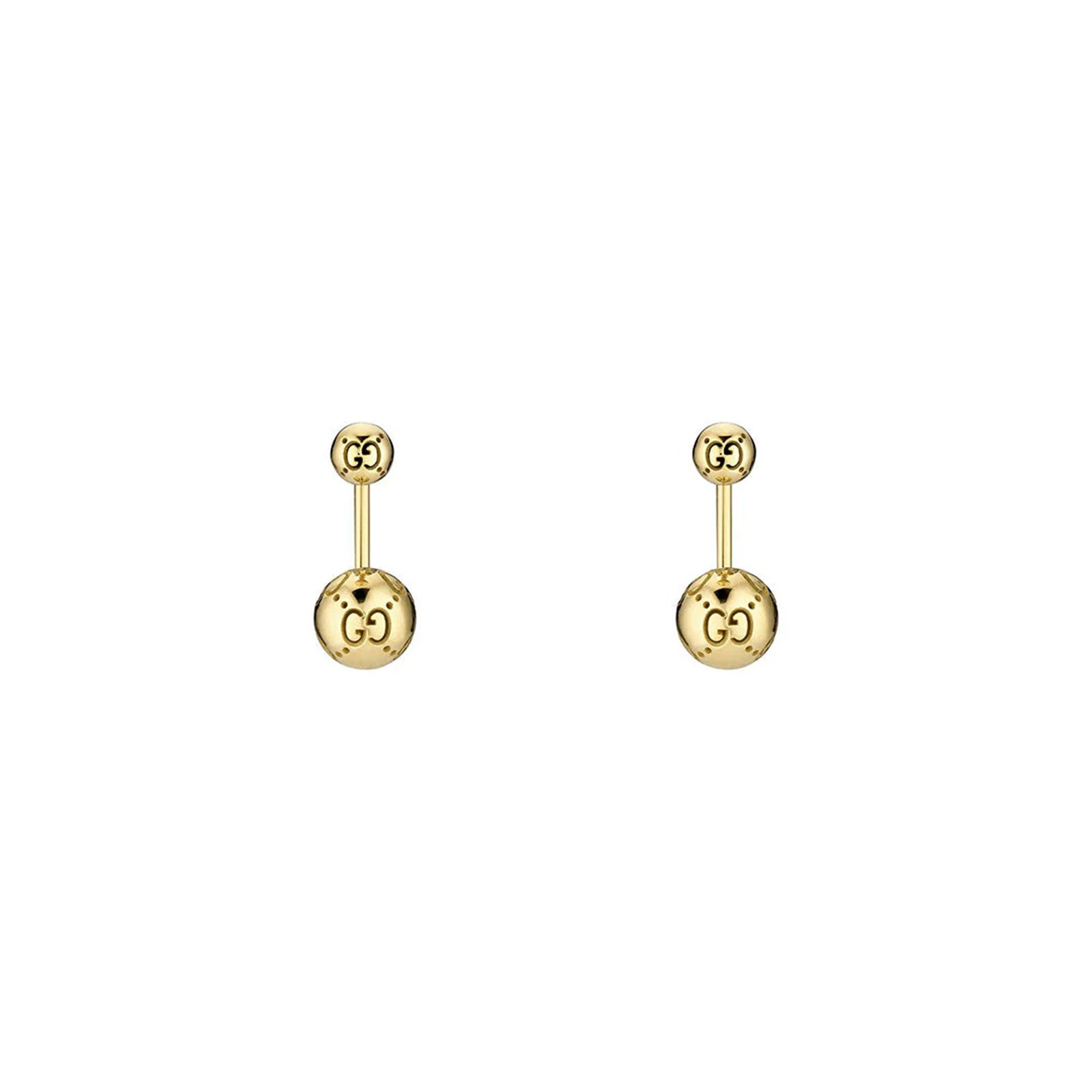 Gucci Icon 18ct Yellow Gold Ball Drop Earrings simple Pursuit