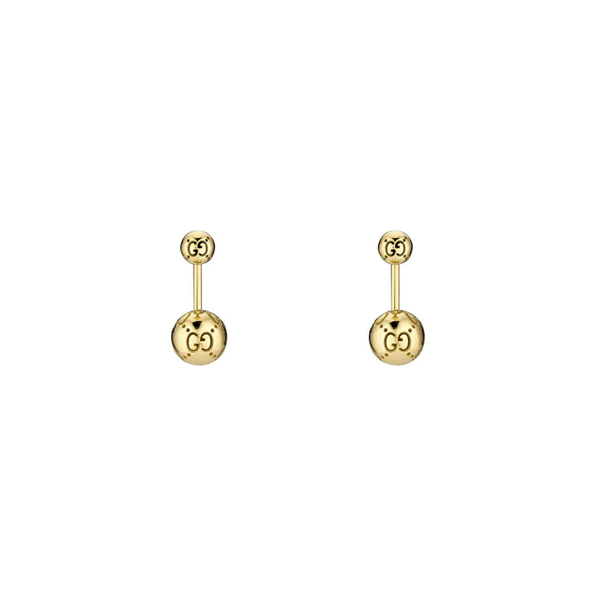 Gucci Icon 18ct Yellow Gold Ball Drop Earrings simple Pursuit