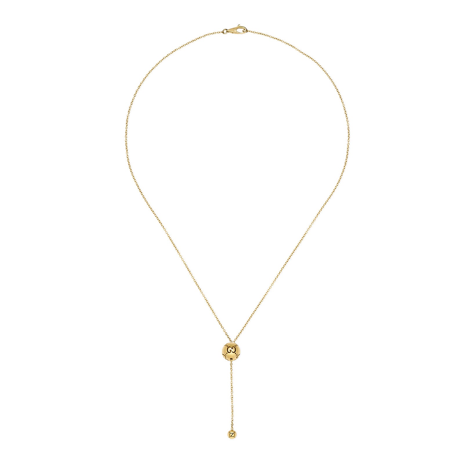 Gucci Icon 18ct Yellow Gold Ball Pendant Necklace simple Pursuit