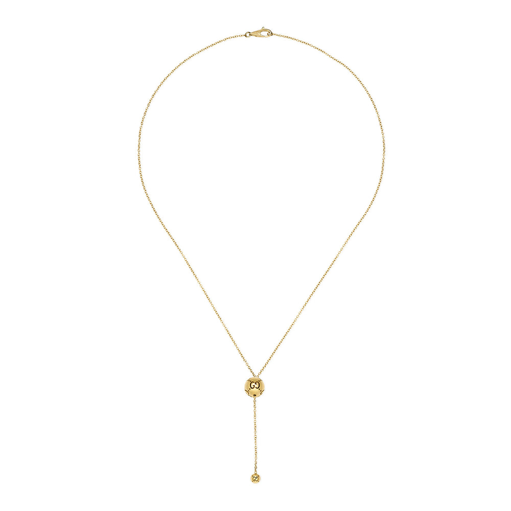 Gucci Icon 18ct Yellow Gold Ball Pendant Necklace simple Pursuit