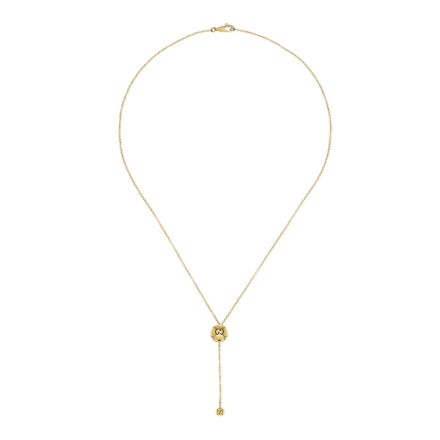 Gucci Icon 18ct Yellow Gold Ball Pendant Necklace simple Pursuit