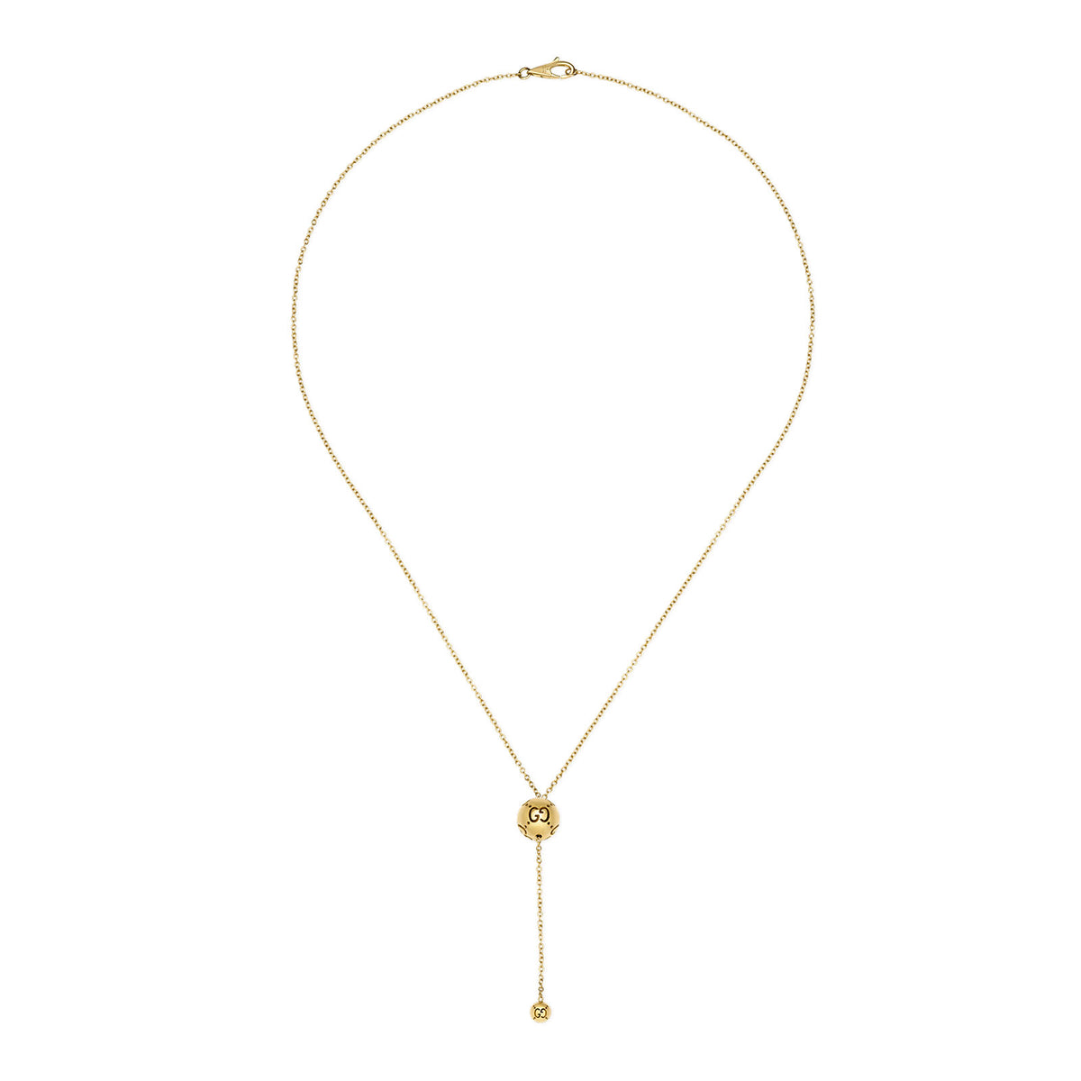 Gucci Icon 18ct Yellow Gold Ball Pendant Necklace simple Pursuit