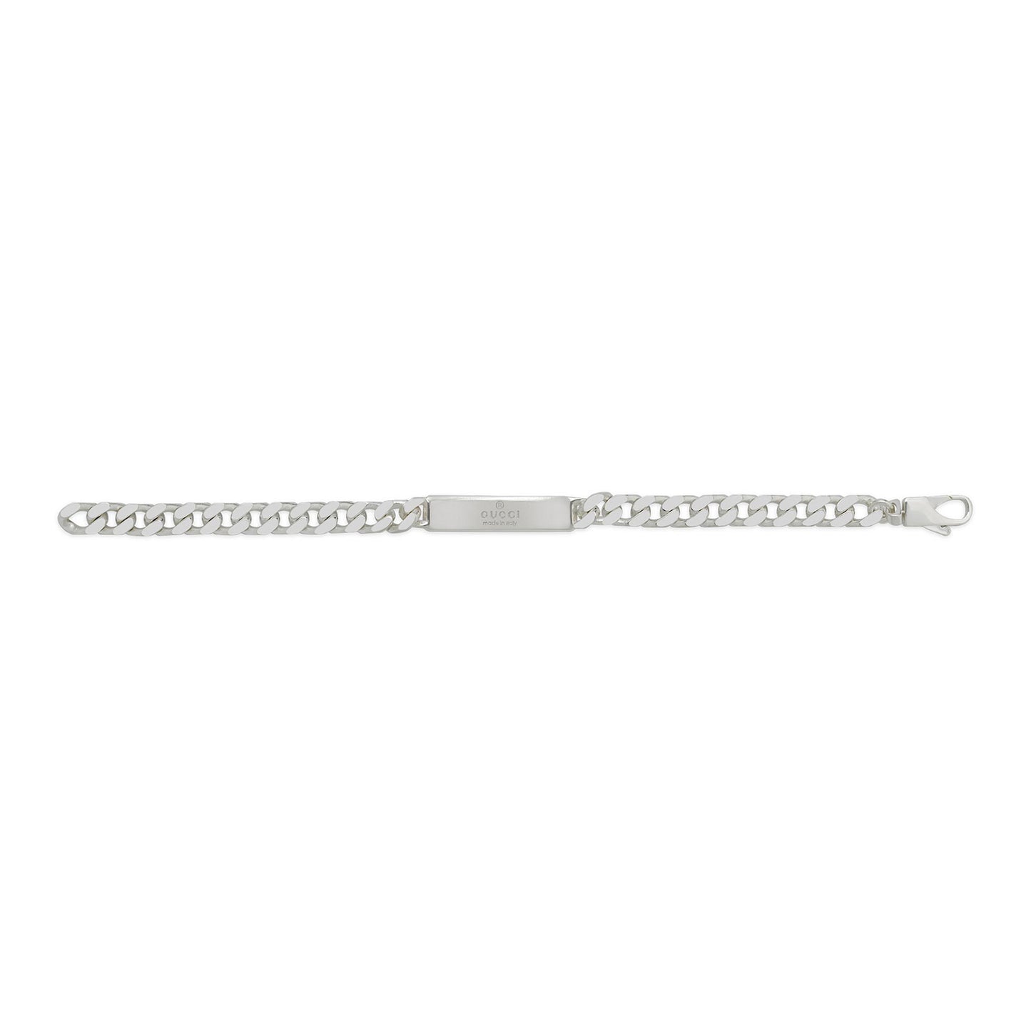 Gucci Tag Diagonal Interlocking G Silver Bracelet variant Pursuit