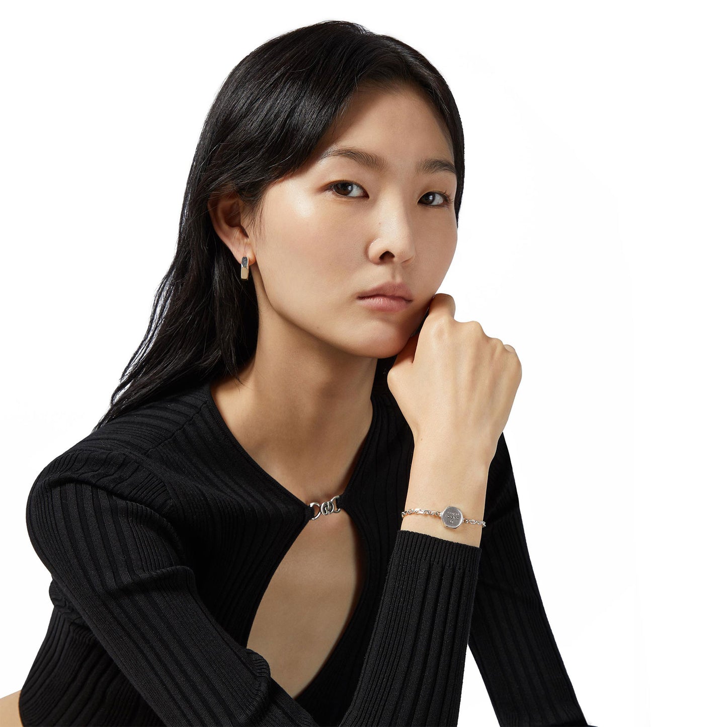 Gucci Trademark Silver Hexagonal Bracelet variant Pursuit