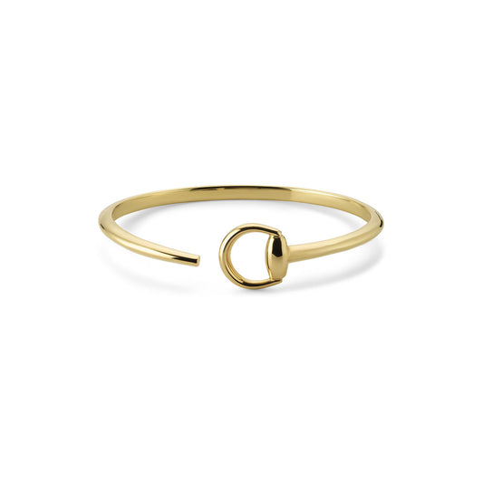 Gucci Horsebit 18ct Yellow Gold Bangle Bracelet variant Pursuit