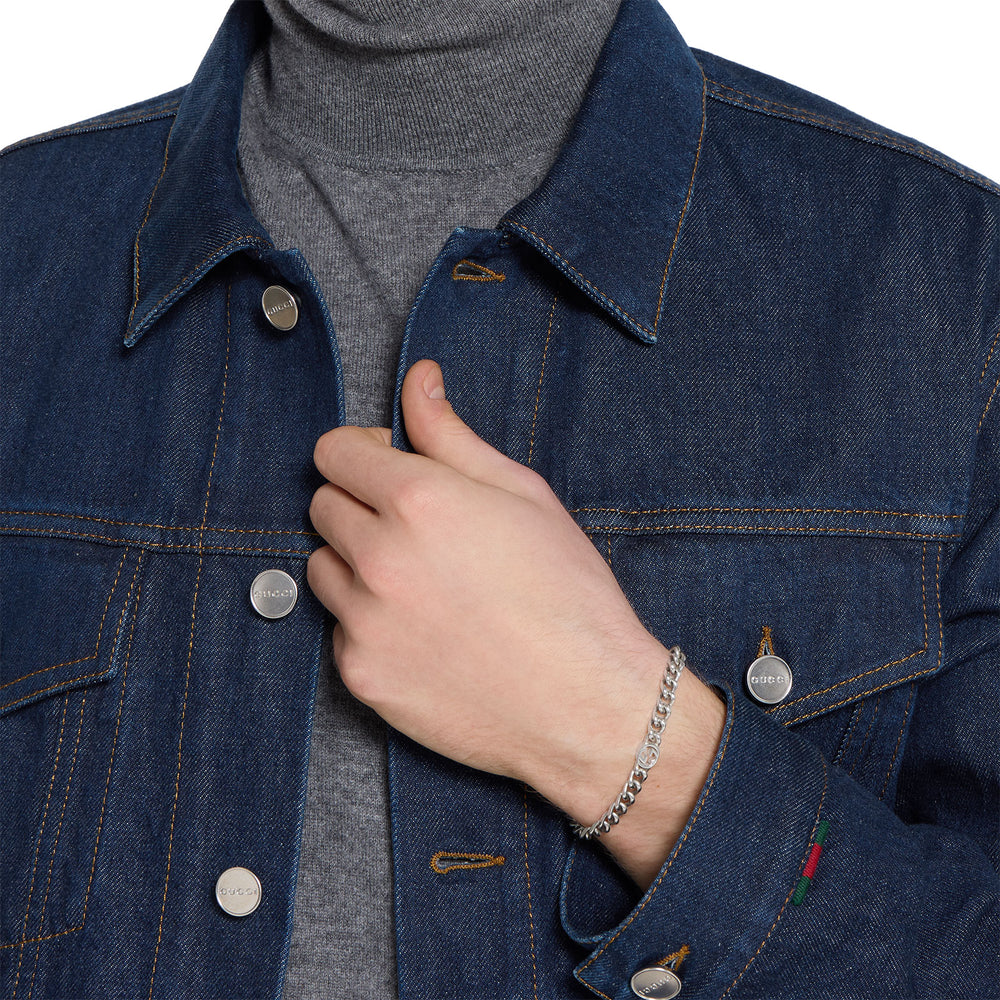 Gucci Interlocking Silver Bracelet variant Pursuit