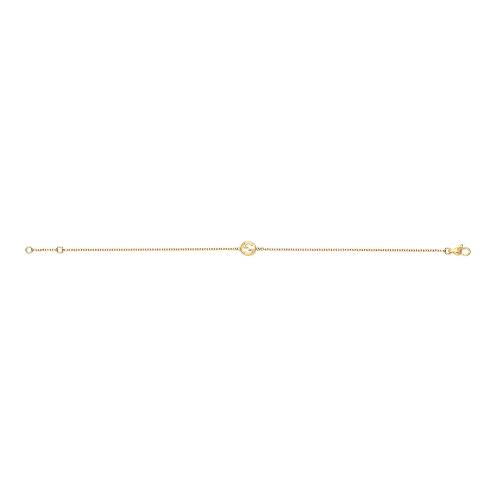 Gucci Interlocking 18ct Yellow Gold Chain Bracelet variant Pursuit