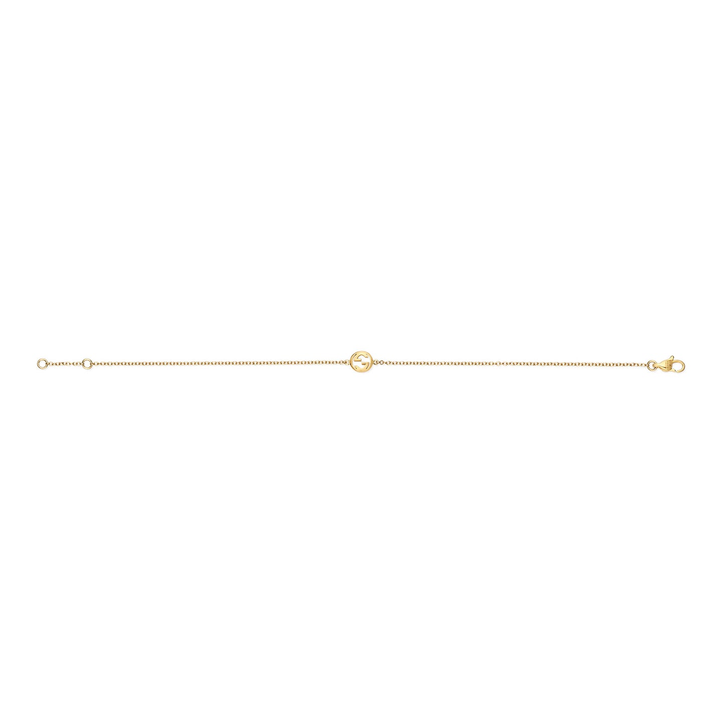 Gucci Interlocking 18ct Yellow Gold Chain Bracelet variant Pursuit