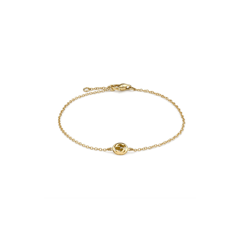 Gucci Interlocking 18ct Yellow Gold Chain Bracelet variant Pursuit