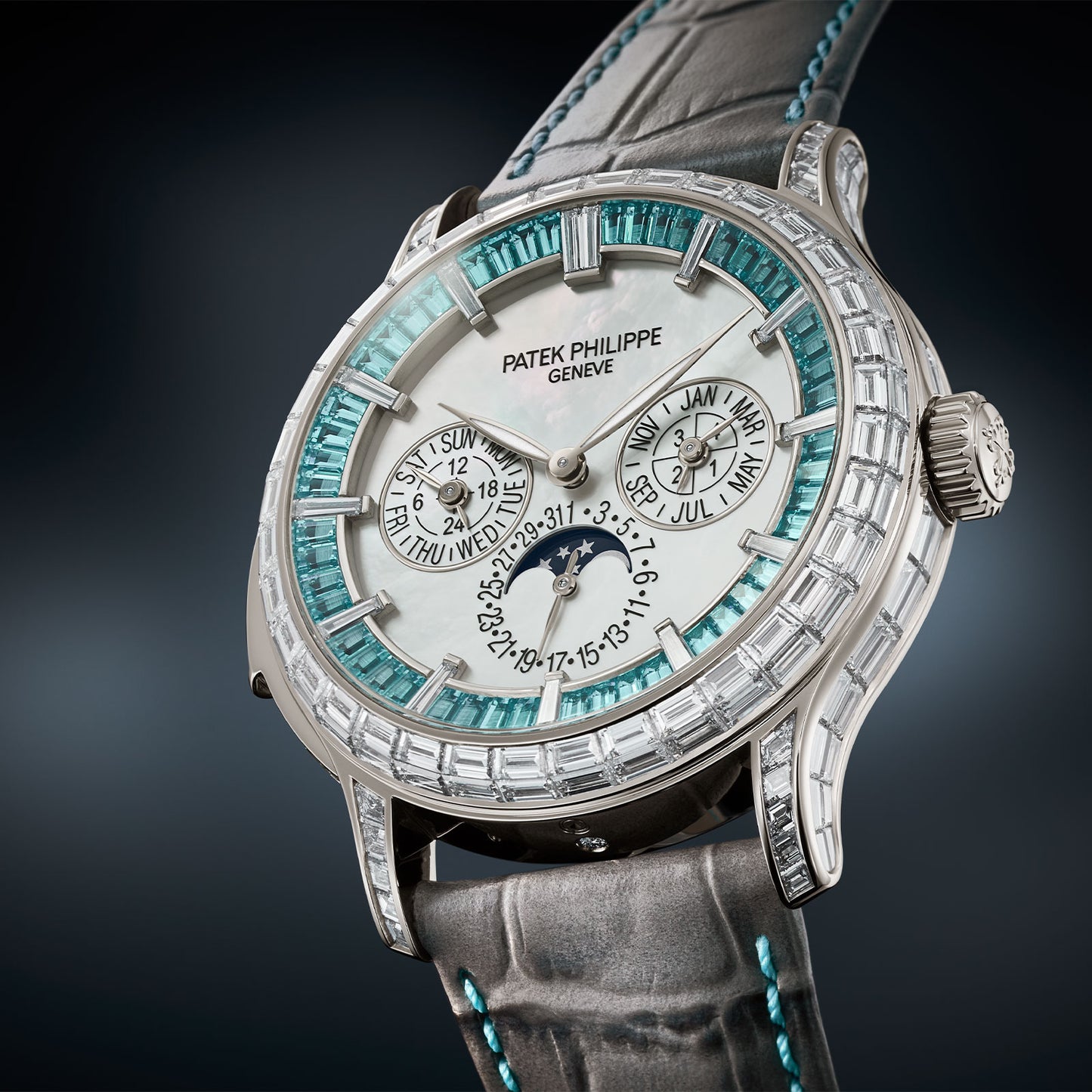 Grand Complications Minute Repeater & Perpetual Calendar Haute Joaillerie 5374/400P-001 simple Pursuit