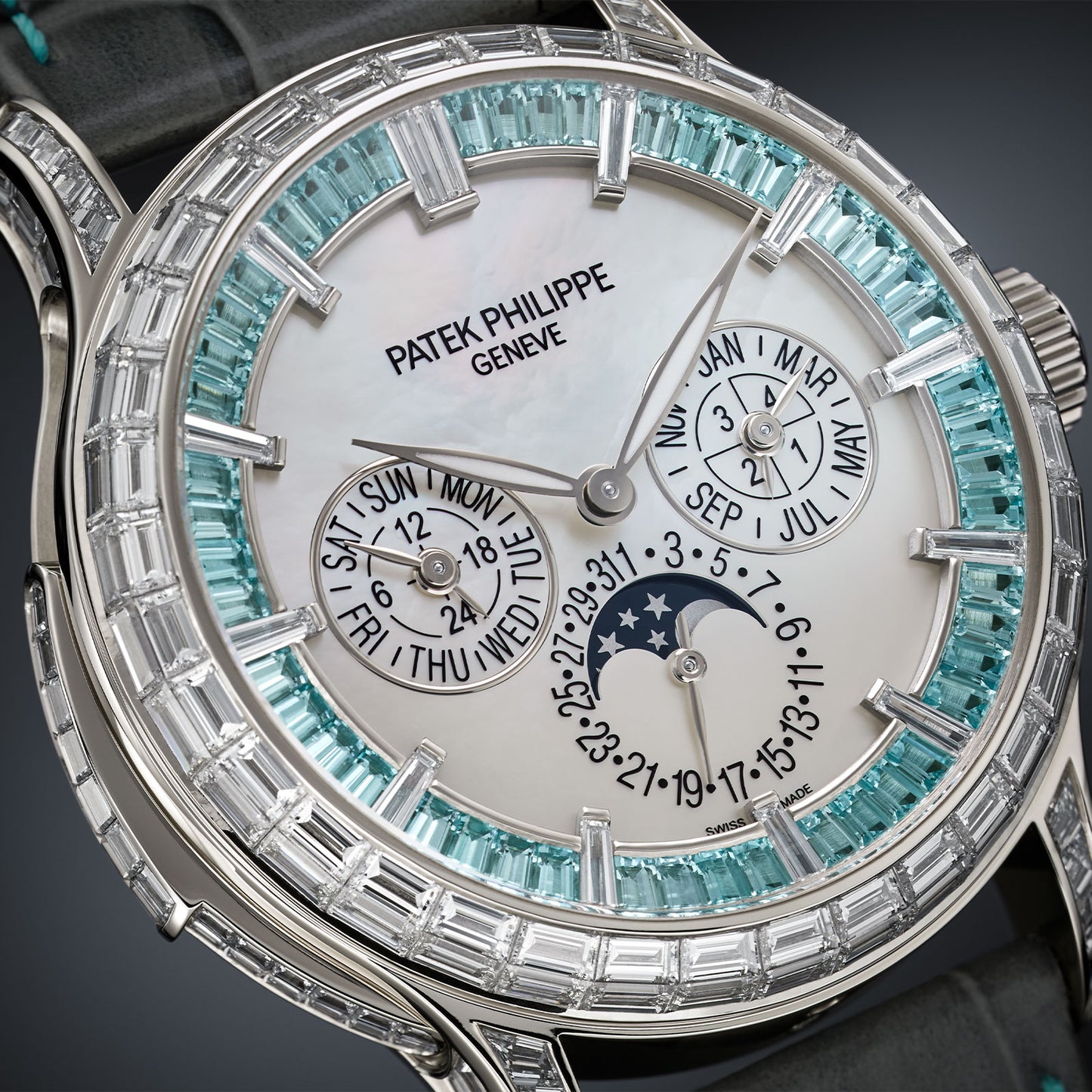 Grand Complications Minute Repeater & Perpetual Calendar Haute Joaillerie 5374/400P-001 simple Pursuit