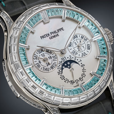 Grand Complications Minute Repeater & Perpetual Calendar Haute Joaillerie 5374/400P-001 simple Pursuit