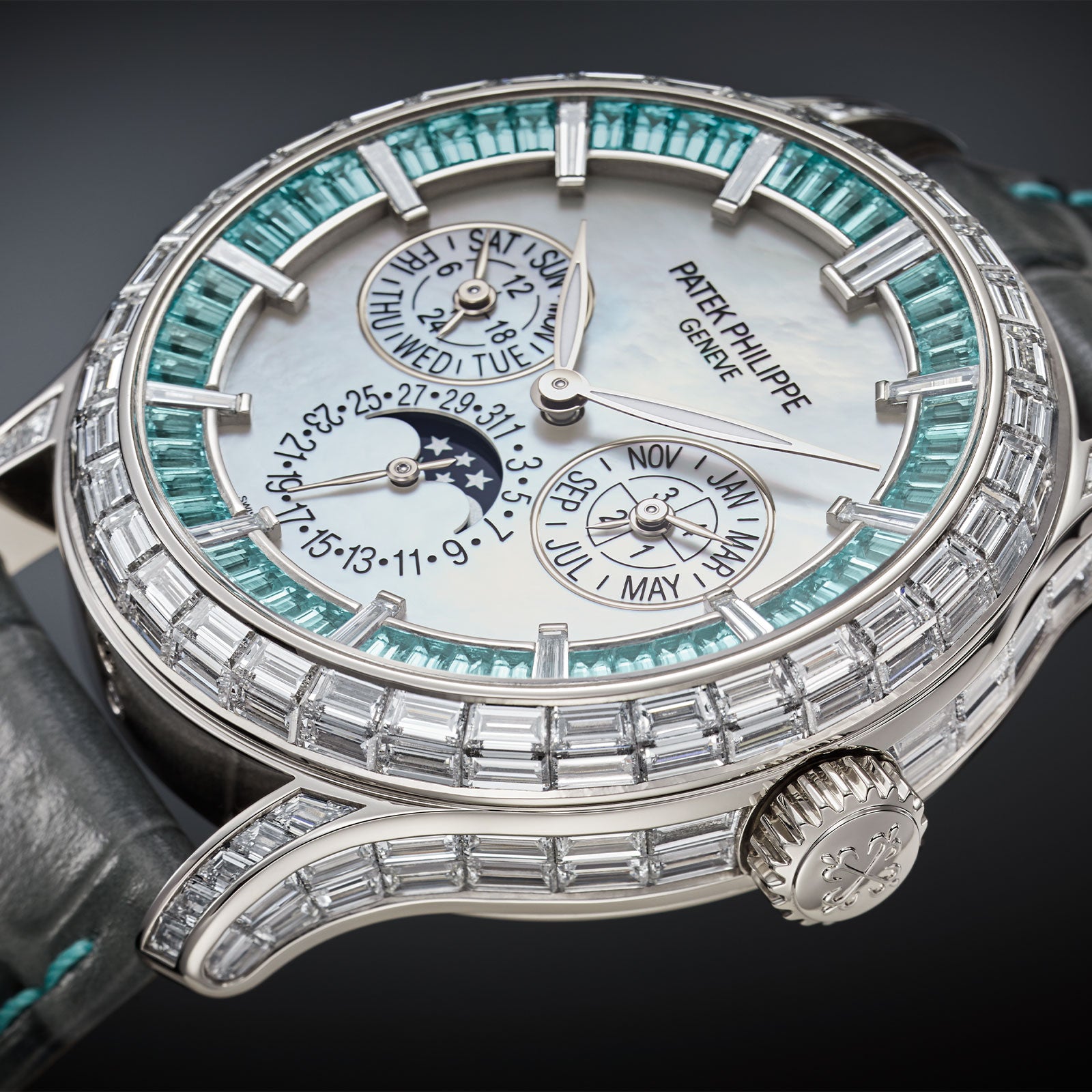 Grand Complications Minute Repeater & Perpetual Calendar Haute Joaillerie 5374/400P-001 simple Pursuit