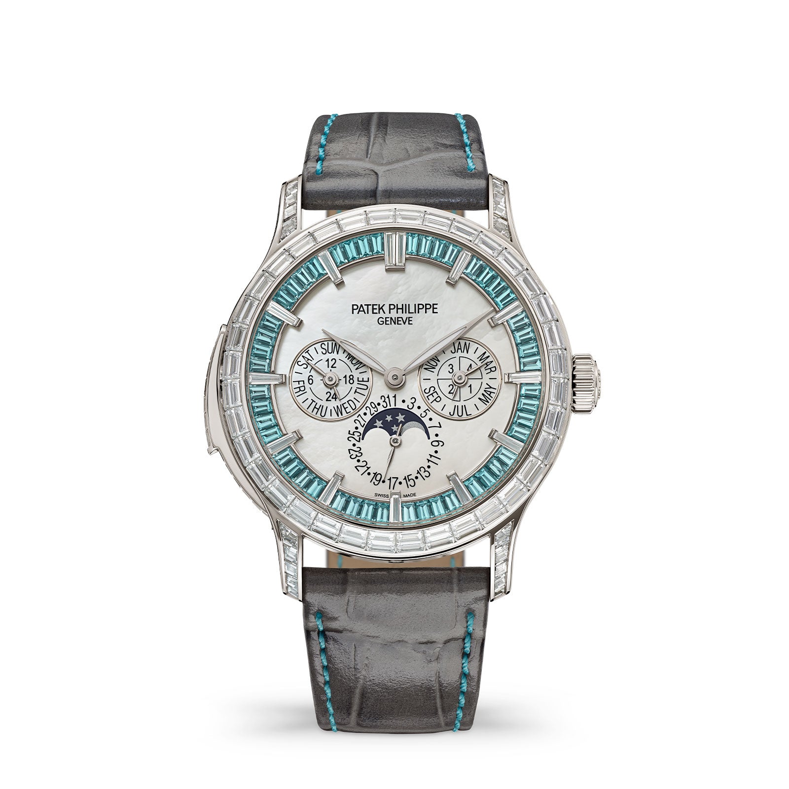 Grand Complications Minute Repeater & Perpetual Calendar Haute Joaillerie 5374/400P-001 simple Pursuit
