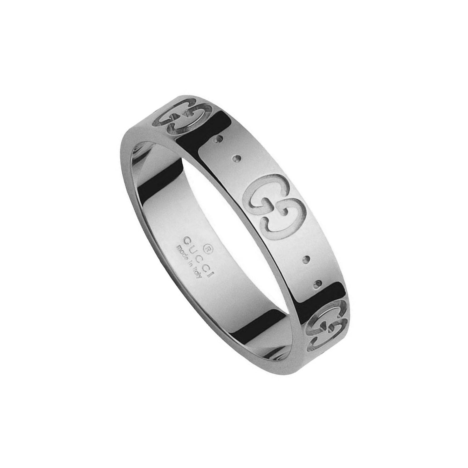 Gucci Icon 18ct White Gold Thin Band 4mm variant Pursuit