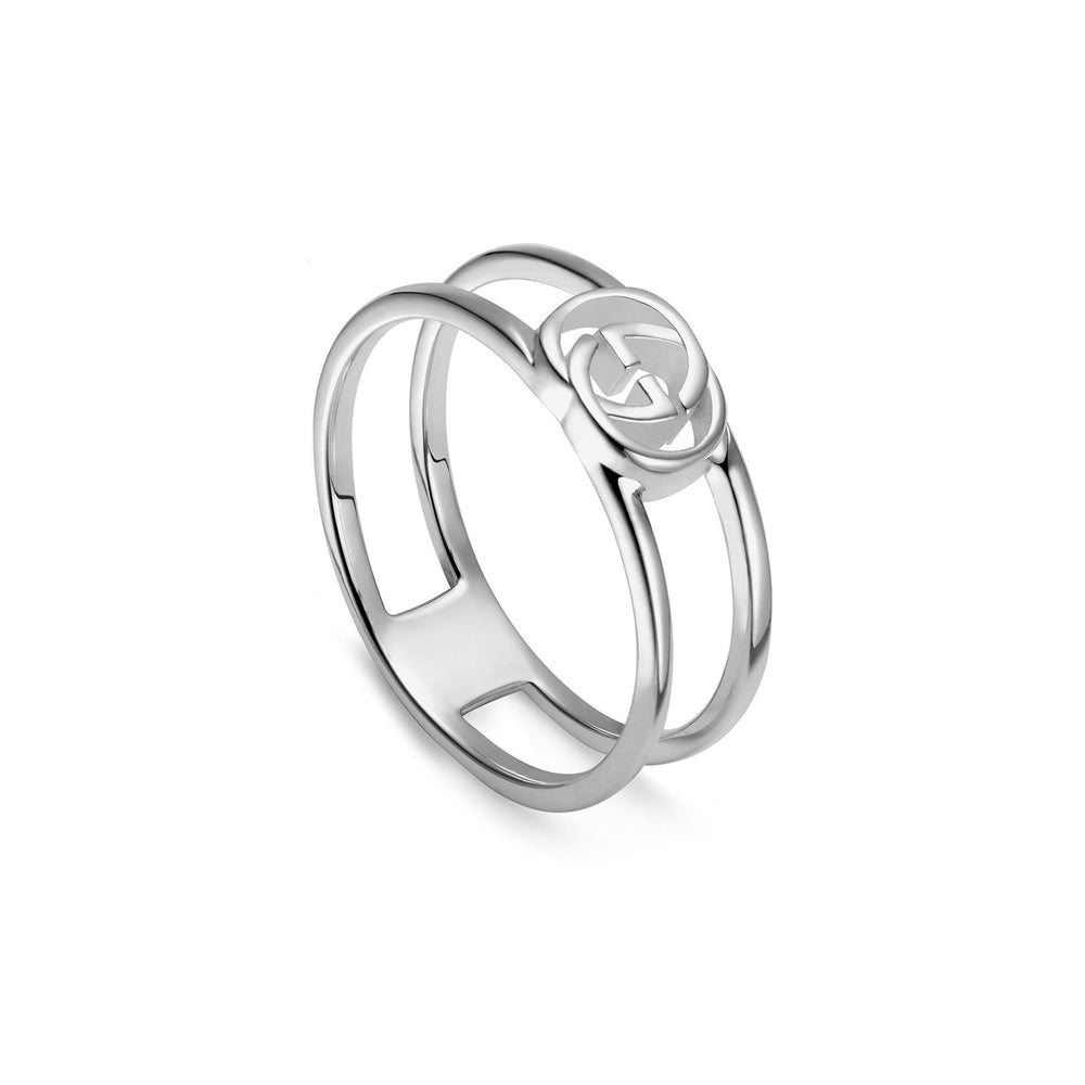 Gucci Interlocking Silver Ring 6mm variant Pursuit