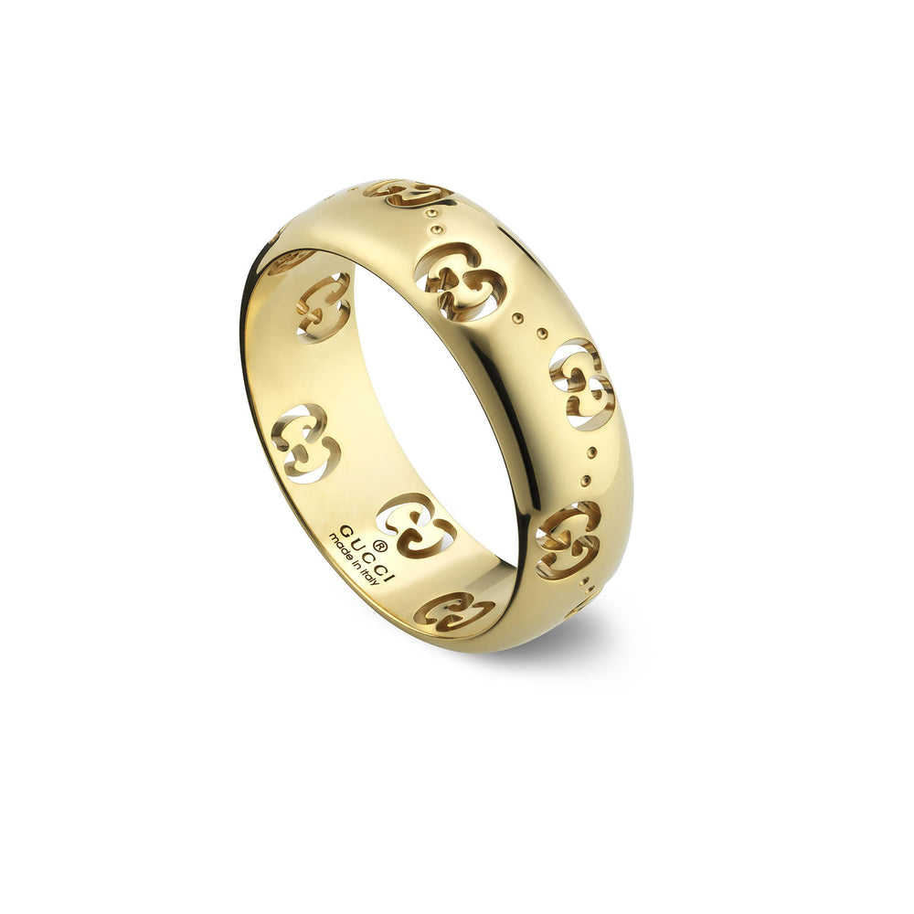 Gucci Icon 18ct Yellow Gold GG Thin Ring variant Pursuit