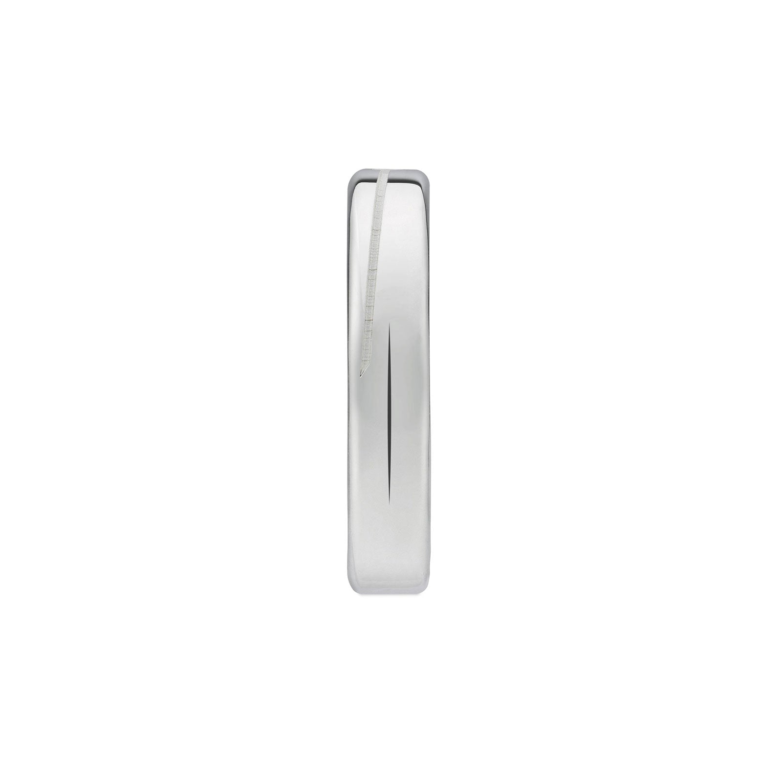 Gucci Tag Diagonal Interlocking G Silver Thin Ring 4mm variant Pursuit