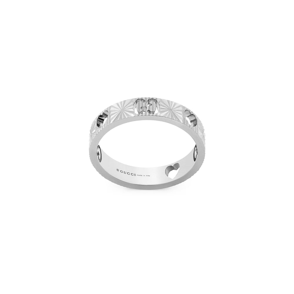 Gucci Icon 18ct White Gold Cut Out Heart Ring variant Pursuit