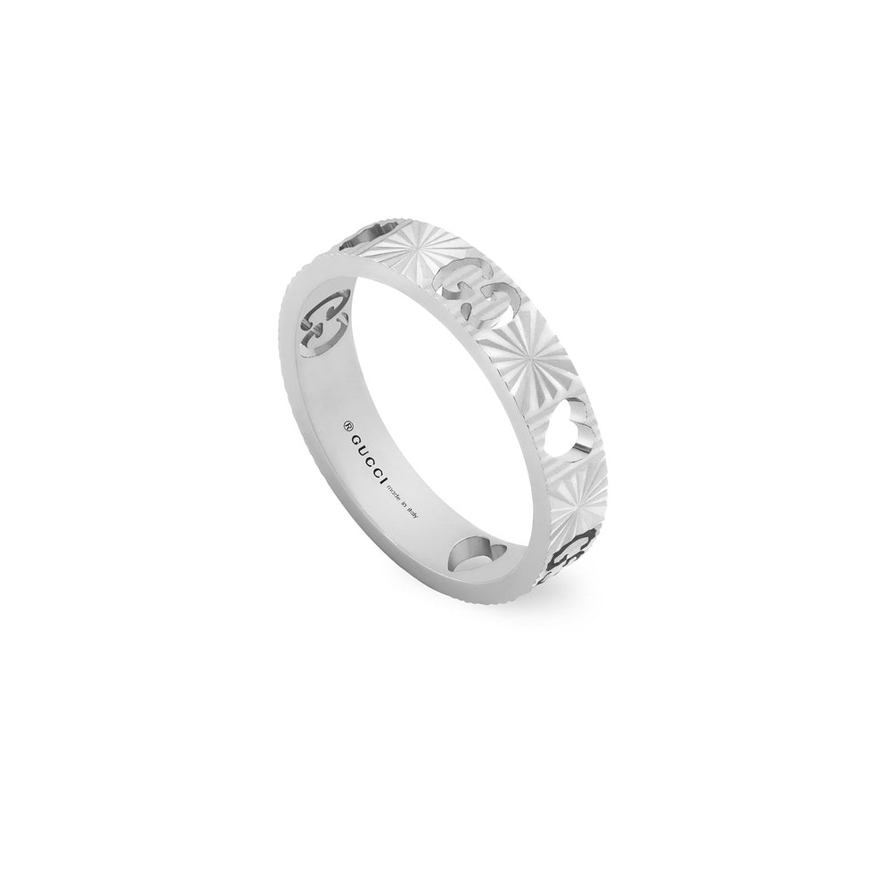 Gucci Icon 18ct White Gold Cut Out Heart Ring variant Pursuit