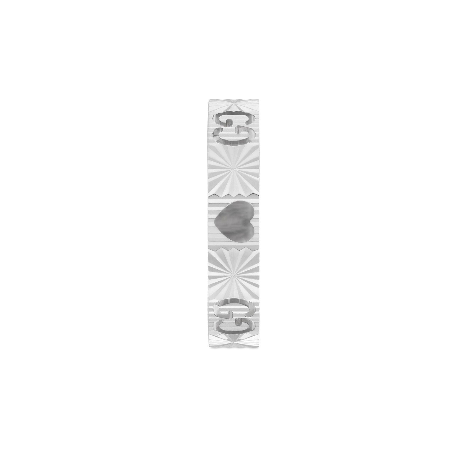 Gucci Icon 18ct White Gold Cut Out Heart Ring variant Pursuit