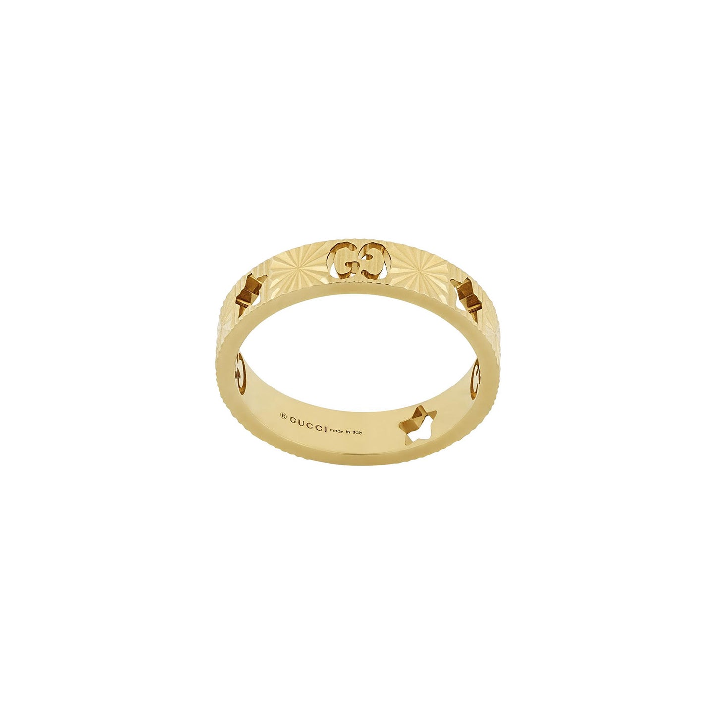 Gucci Icon 18ct Yellow Gold Cut Out Star Ring variant Pursuit