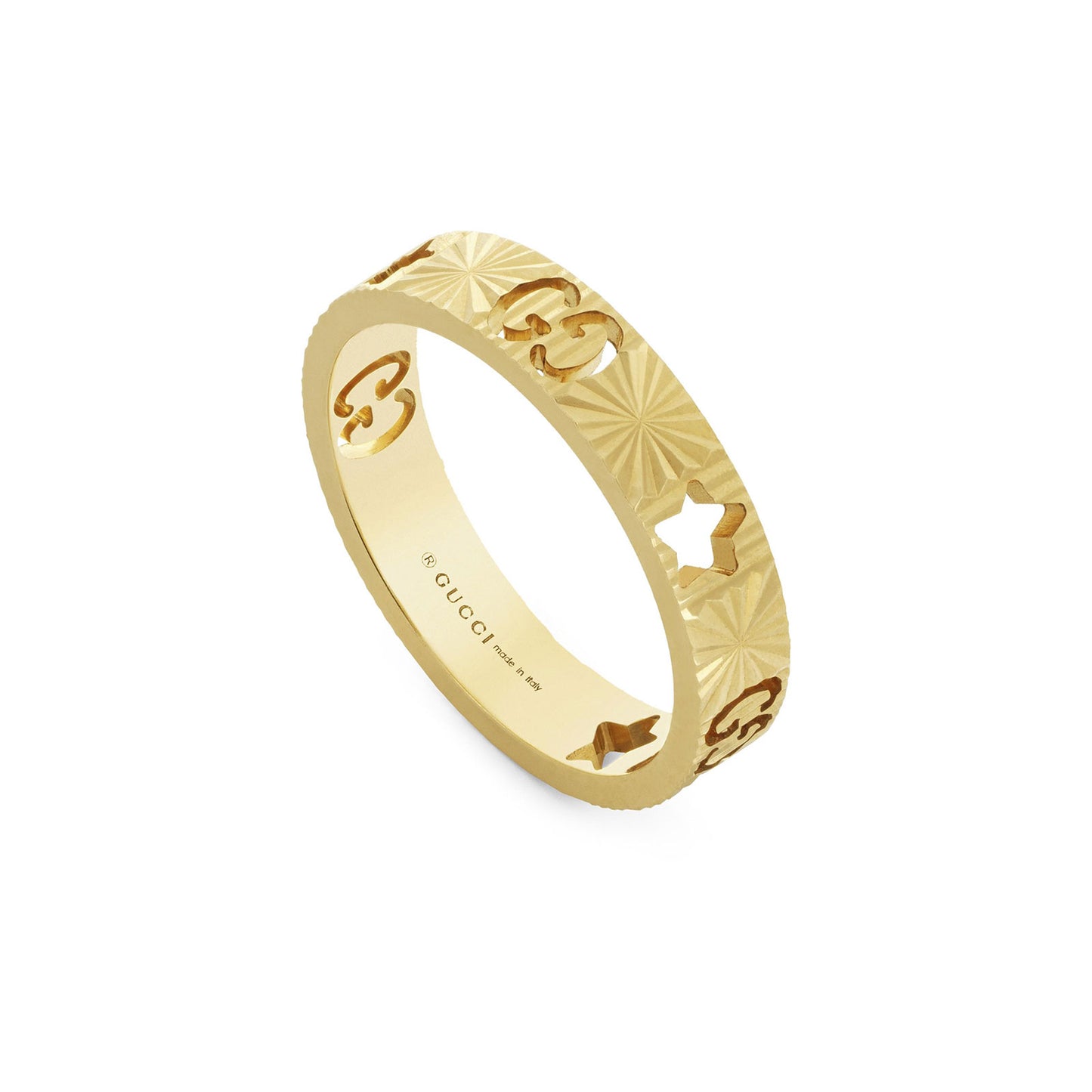Gucci Icon 18ct Yellow Gold Cut Out Star Ring variant Pursuit
