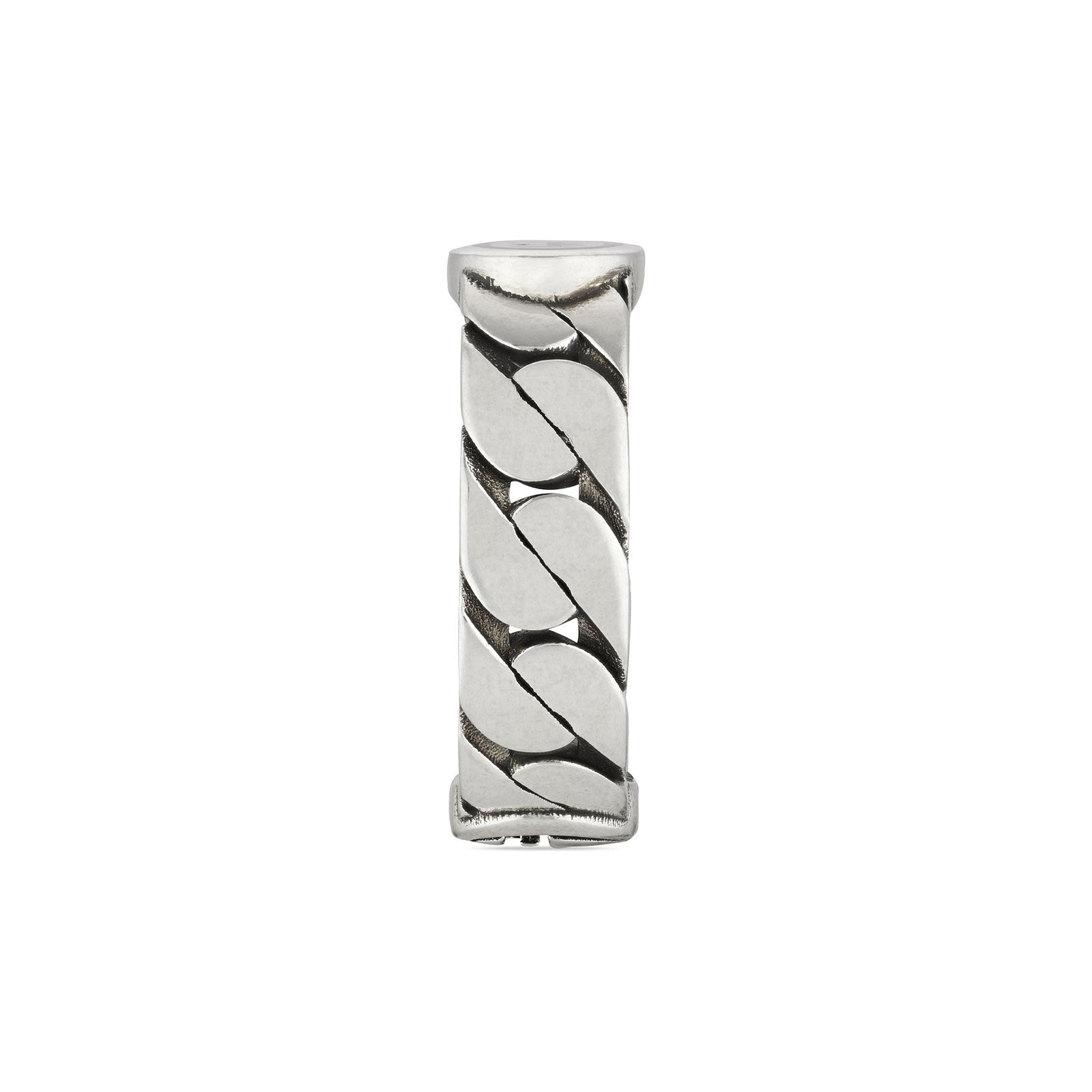 Gucci Interlocking Silver & Black Enamel Ring variant Pursuit