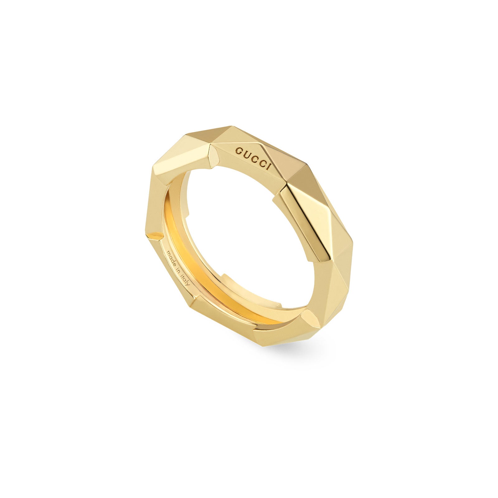 Gucci Link To Love 18ct Yellow Gold Studded Ring variant Pursuit