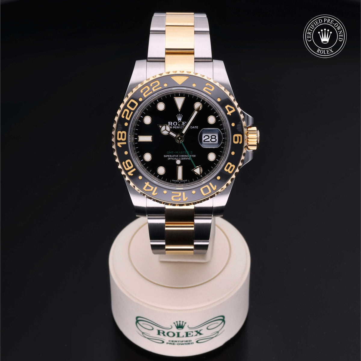 Rolex Certified Pre-Owned GMT-Master II 40mm 116713LN Z6710639 simple Pursuit