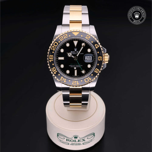 Rolex Certified Pre-Owned GMT-Master II 40mm 116713LN Z6710639 simple Pursuit