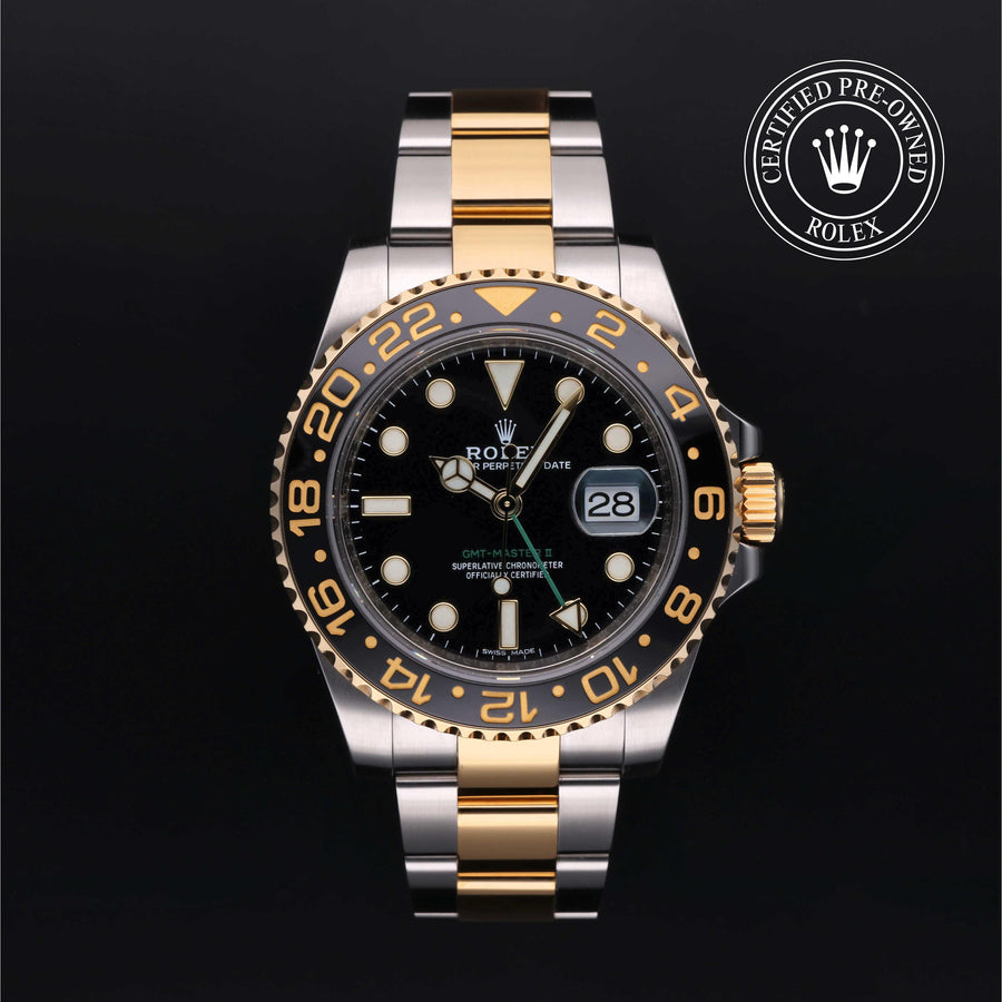 Rolex Certified Pre-Owned GMT-Master II 40mm 116713LN Z6710639 simple Pursuit