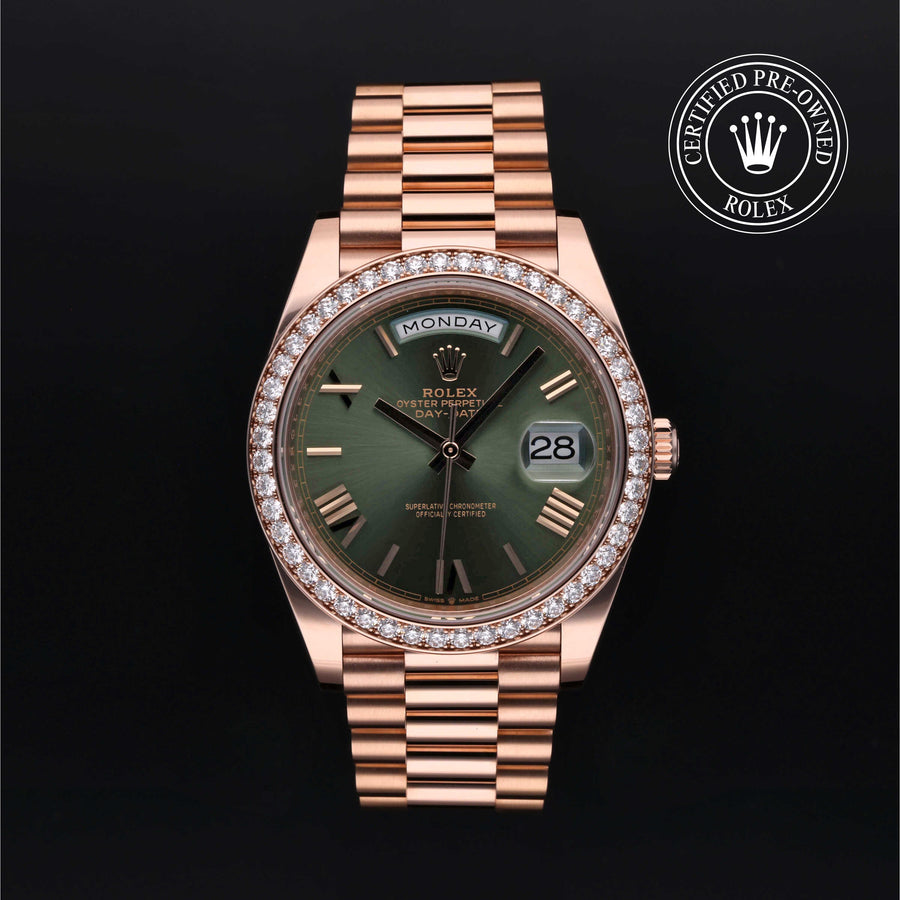 Rolex Certified Pre-Owned Day-Date 40 228345RBR 9852X621 simple Pursuit