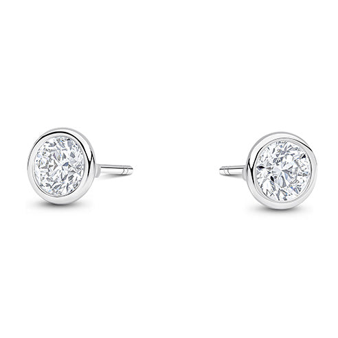 Platinum Diamond Stud Earrings 1.00ct variant Pursuit