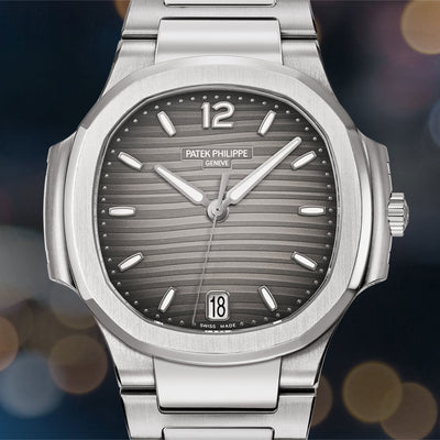 Nautilus Date & Sweep Seconds 7118/1A-011 simple Pursuit