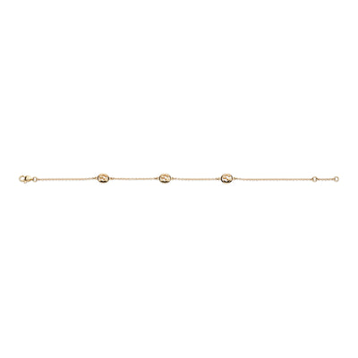 Gucci Interlocking 18ct Yellow Gold Chain Bracelet variant Pursuit
