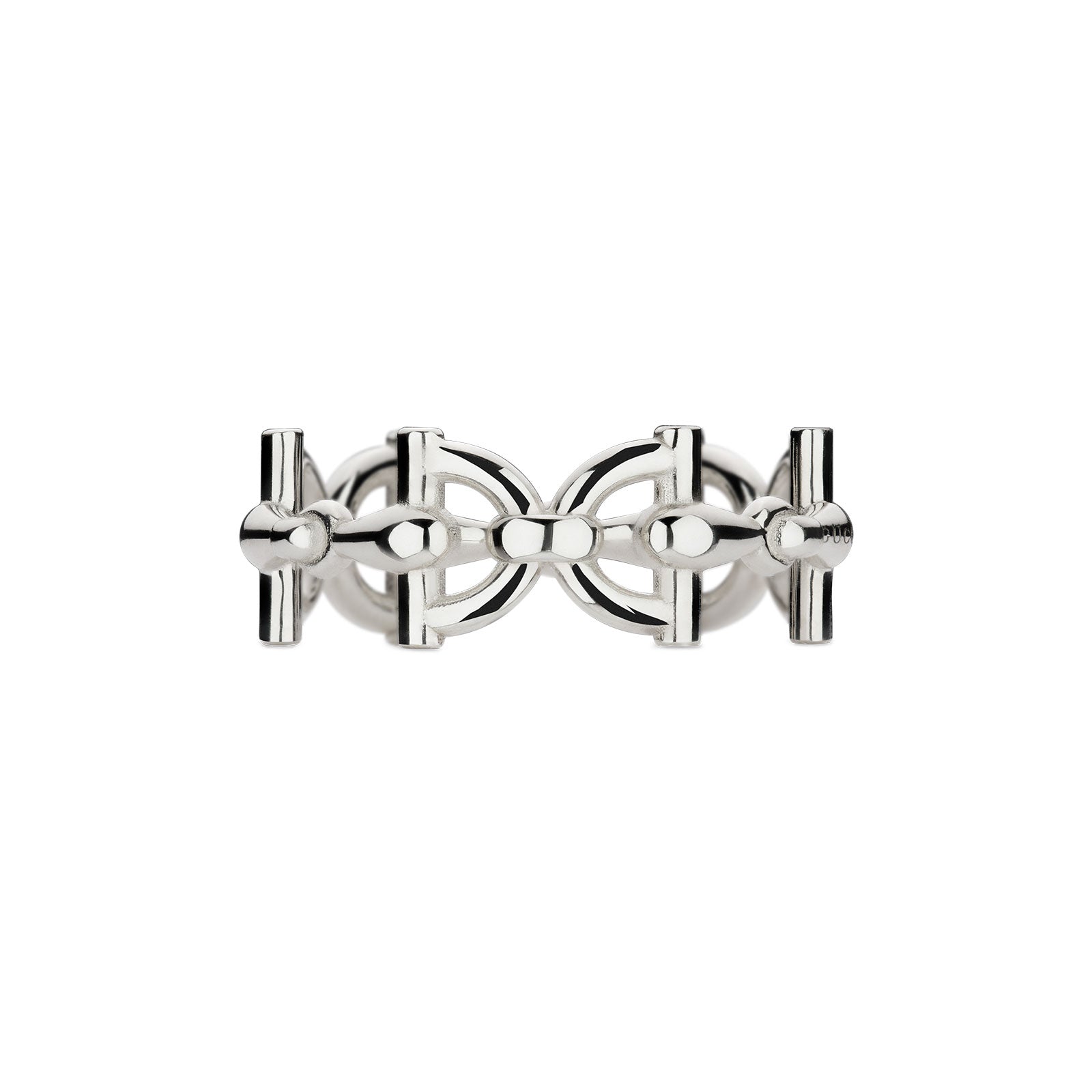 Gucci Staffa Silver Ring 9mm variant Pursuit