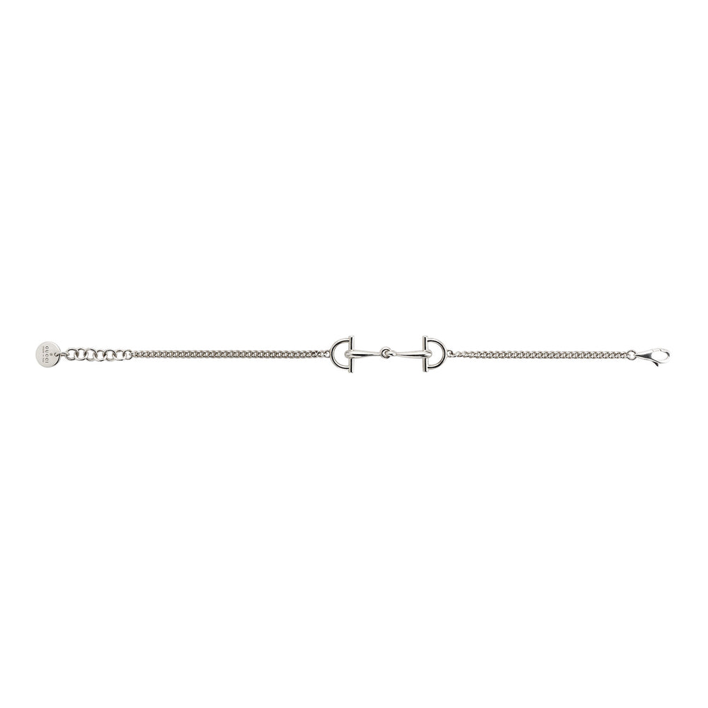 Gucci Staffa Silver Stirrup Chain Bracelet variant Pursuit
