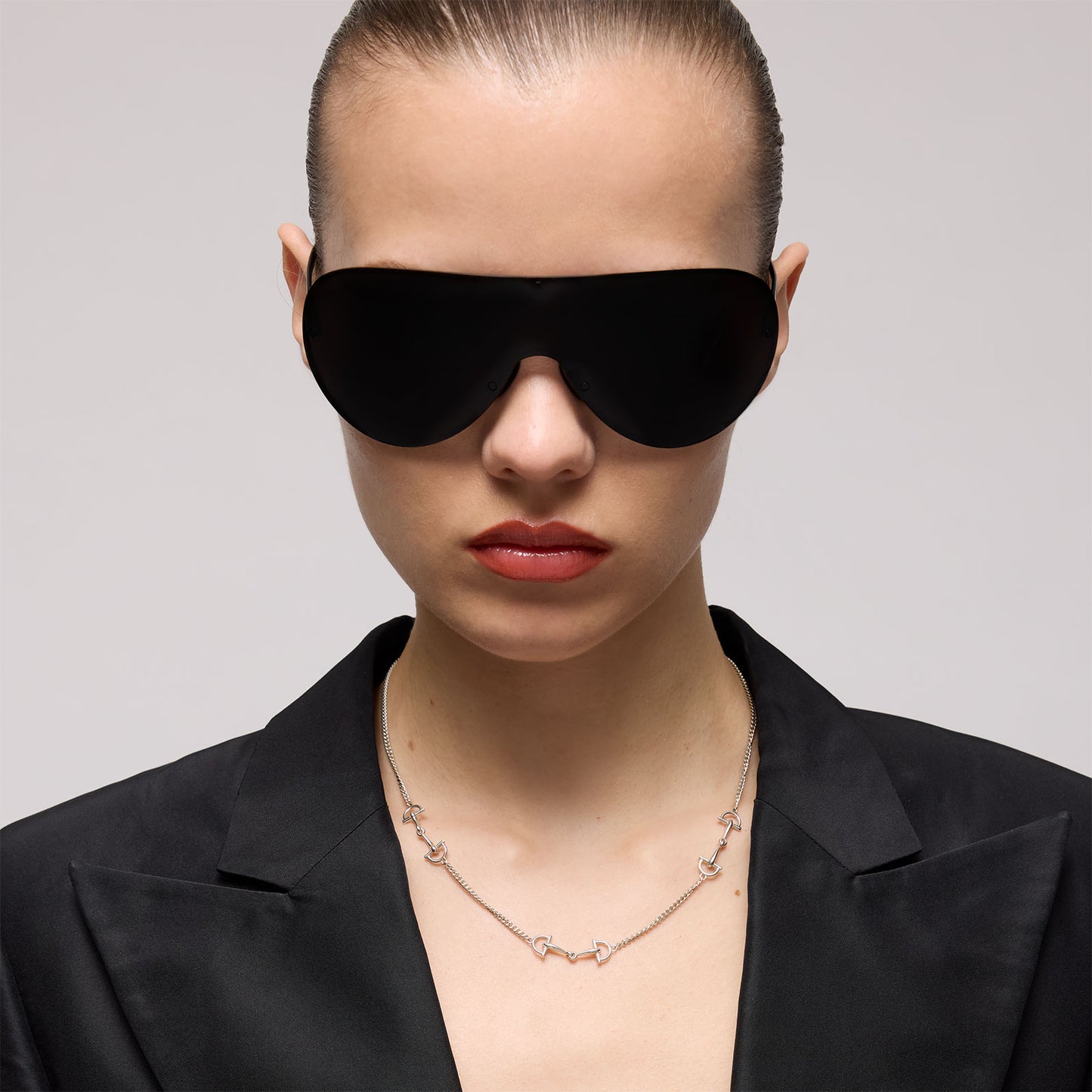 Gucci Staffa Silver Necklace simple Pursuit