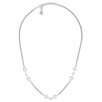 Gucci Staffa Silver Necklace simple Pursuit
