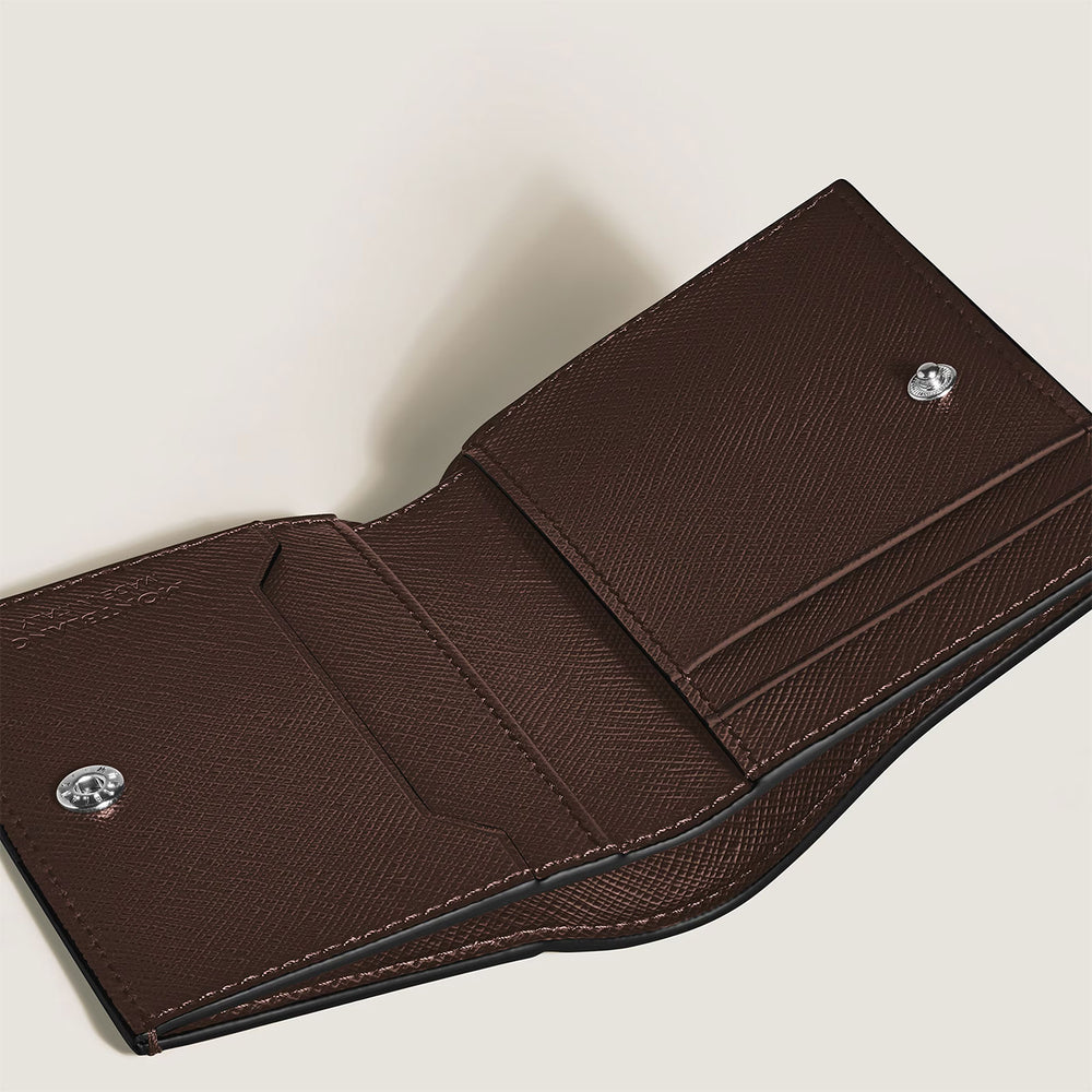 Sartorial Ebony Mini Wallet 4cc simple Pursuit