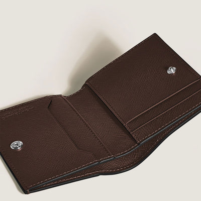 Sartorial Ebony Mini Wallet 4cc simple Pursuit
