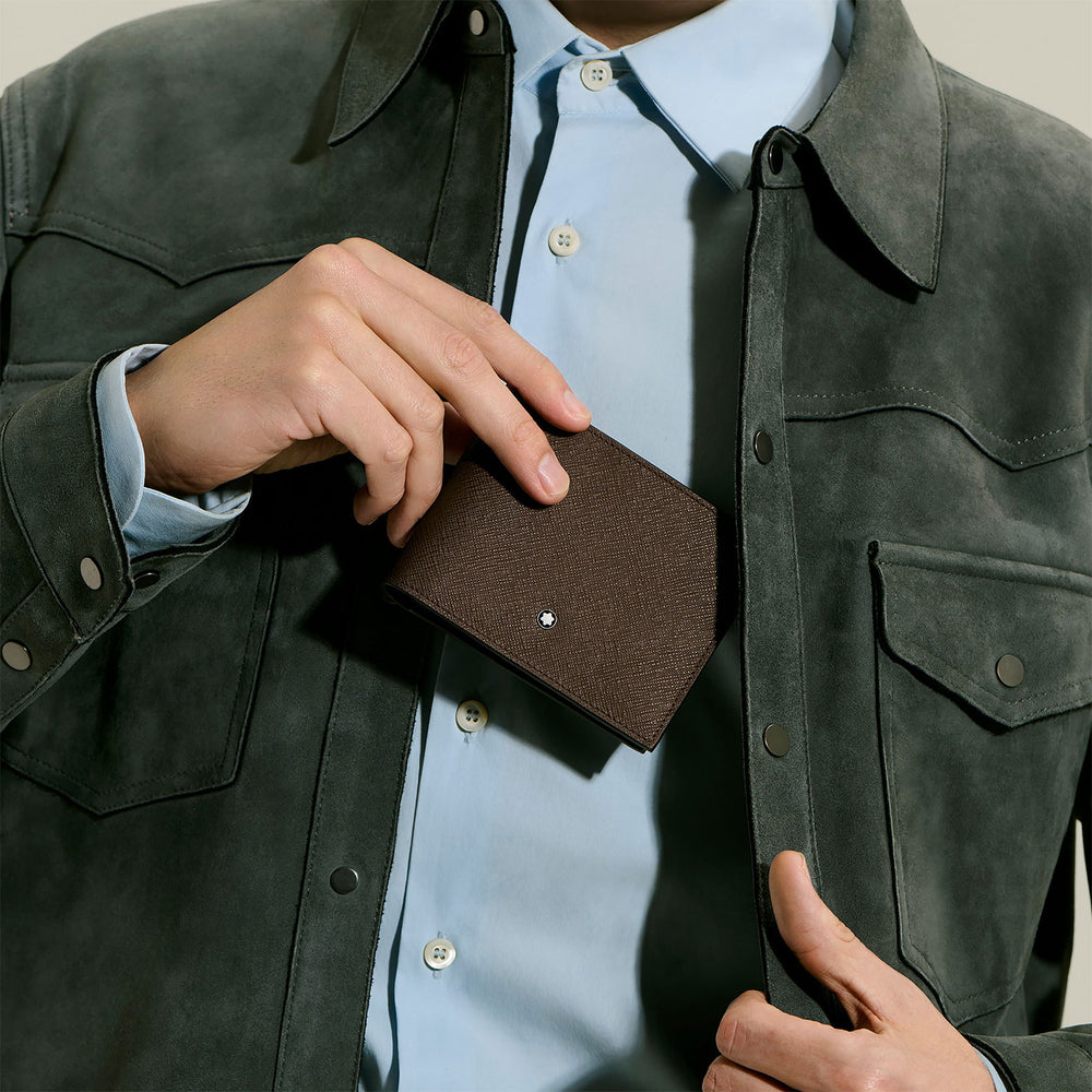 Sartorial Ebony Wallet 6cc simple Pursuit