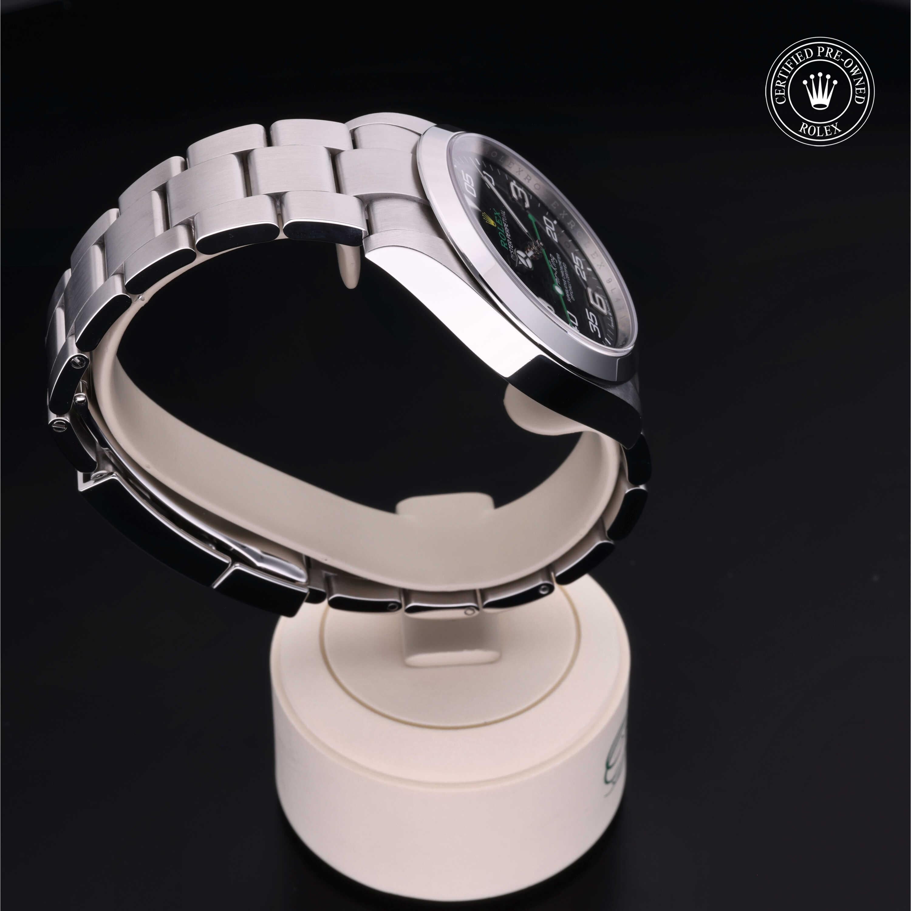 Rolex Certified Pre-Owned Air-King 40mm 126900 9L4T1477 simple Pursuit