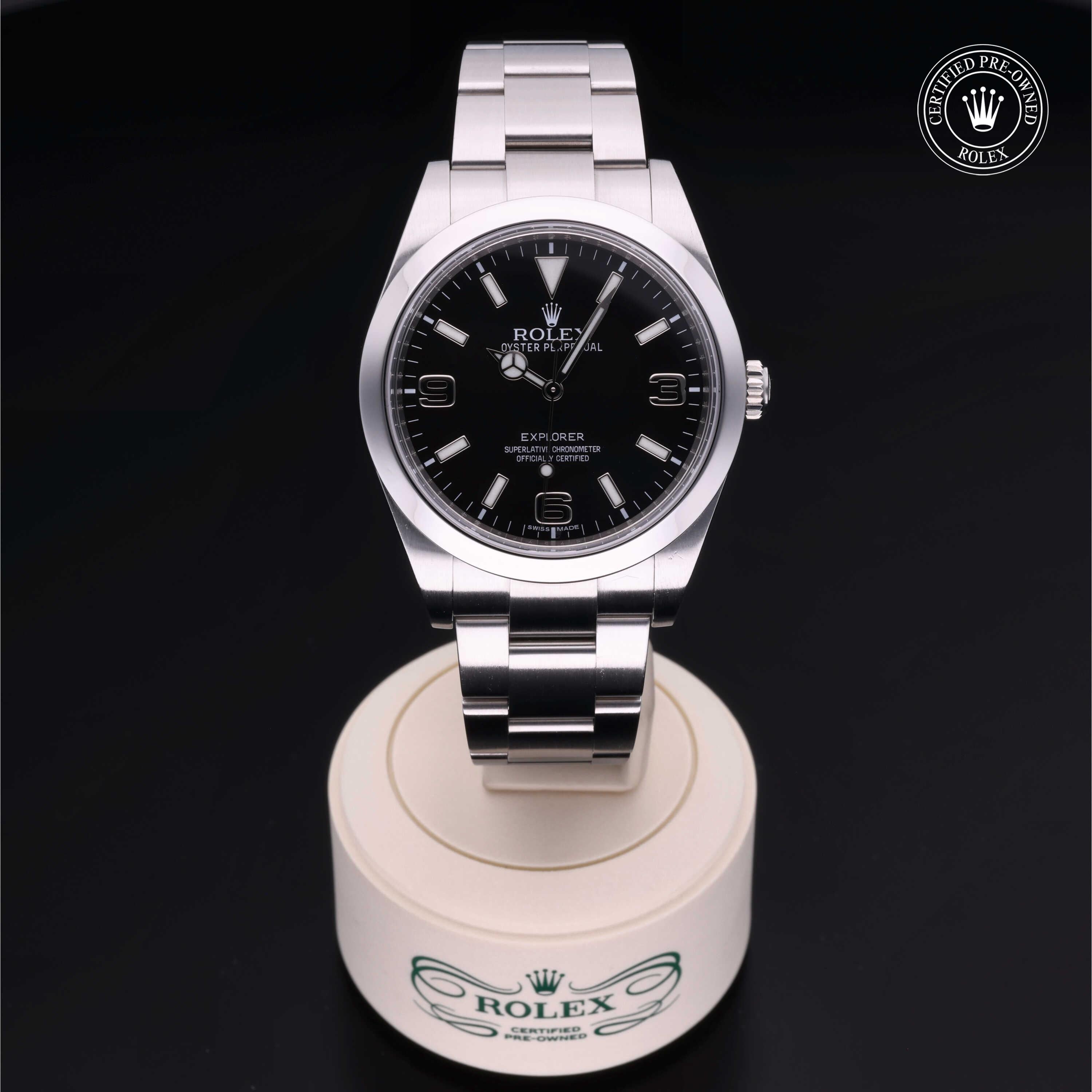 Rolex Certified Pre-Owned Explorer 39mm 214270 8Y5727F6 simple Pursuit